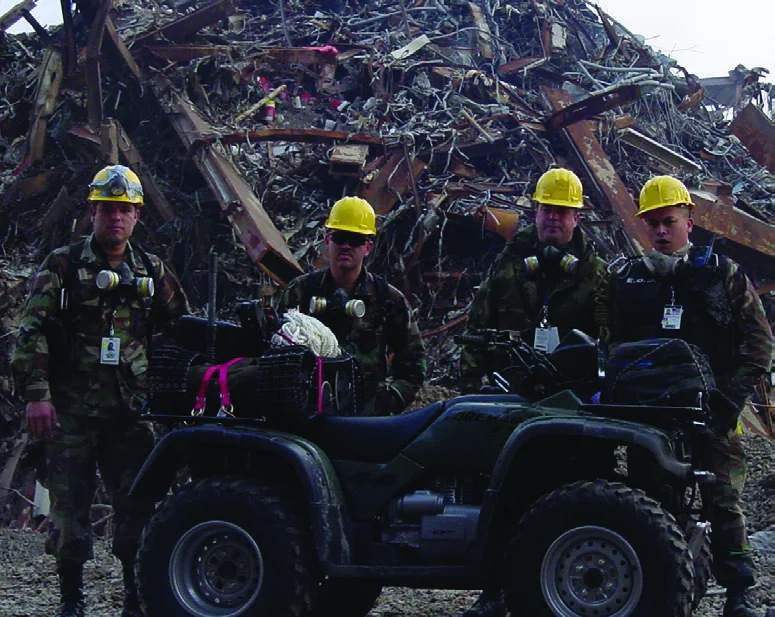 Recovery-operation photograph from the SFC Scott R. Smith tribute